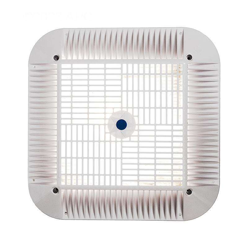 Aquastar 16" Square Anti-Entrapment Suction Outlet Cover For 12" Square Retrofits Or New Construction, White - 1216101