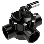 AquaStar FlowStar 3-Way Valve 1.5'' Socket x 2'' Spigot AV3W15C