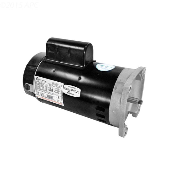 Century Pool Motor 1.5 HP 2 Speed Square Flange Threaded Shaft - B2983