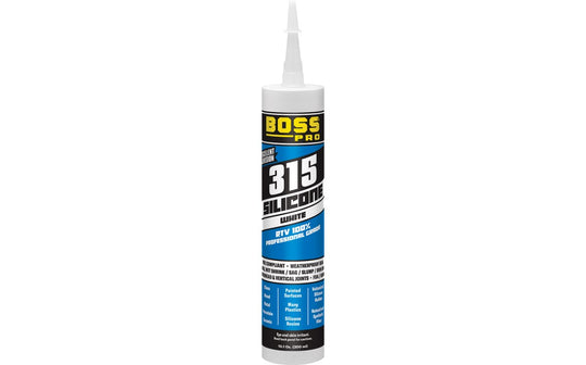Boss 315 Rtv 100% Silicone Sealant 3OZ Clear - 142162
