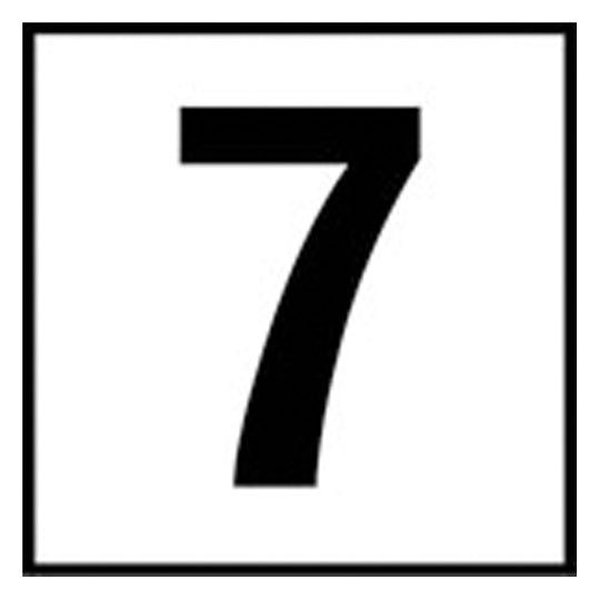 Inlays 7 (Number Only) Depth, 7 SR - C621070