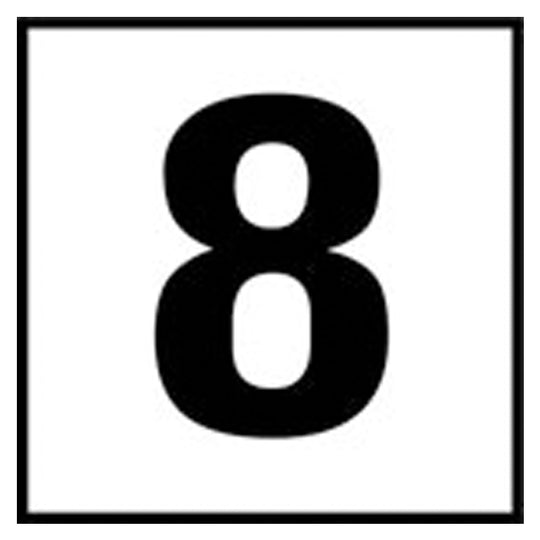 Inlays 8 (Number Only) Depth, 8 SR - C621080