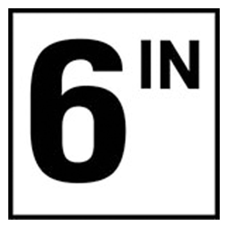 Inlays 6 In Non-Skid 6X6 Marker Tile - C620506