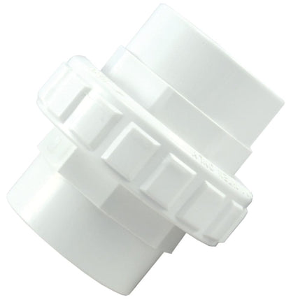 Union, 2" x 2" Slip x Slip PVC Self Aligning Inline