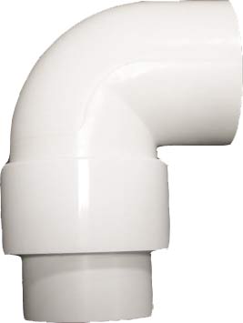 Pipe Extension, 2 x 1-1/2" Socket PVC