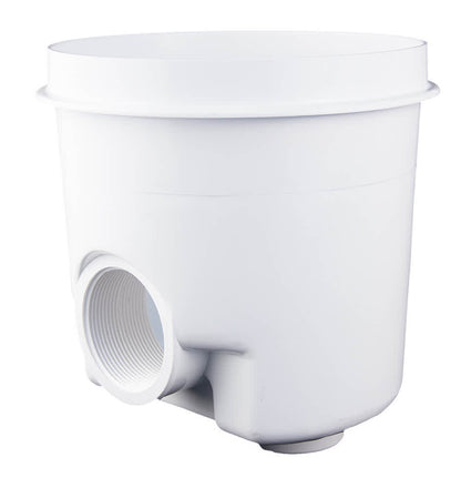 CMP Gunite Main Drains 2" FIP/ 1-1/2" FIP, Side/Bottom Port, Sump Only, Gray | 25520-001-000