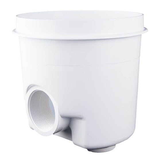 CMP Gunite Main Drains 2" FIP/ 1-1/2" FIP, Side/Bottom Port, Sump Only, Gray | 25520-001-000