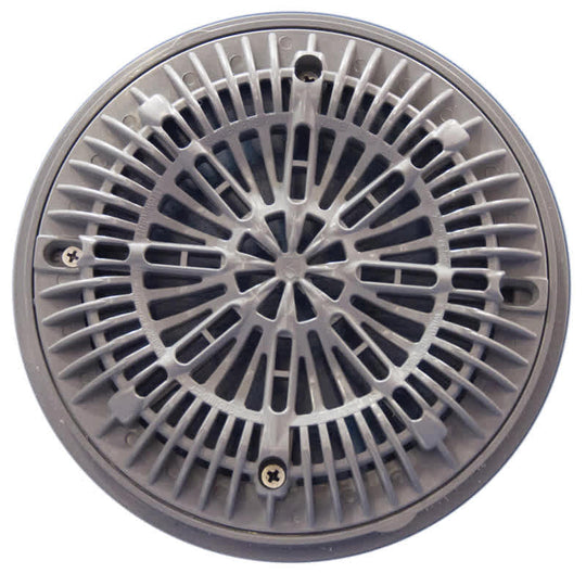 CMP Gunite Main Drain Frame; Galaxy Lid (Av);8" Gray  | 25531-001-000