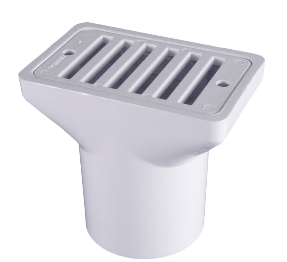 2" X 4" CMP Gutter Deck Drain Tan Fip X Soc Overflow  | 25533-009-000