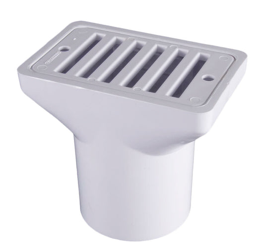 2" X 4" CMP Gutter Deck Drain Tan Fip X Soc Overflow  | 25533-009-000