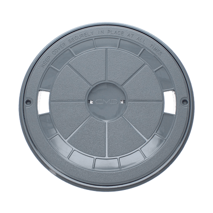CMP Skimmer Cover & Collar, Round, Gray | 25544-901-000