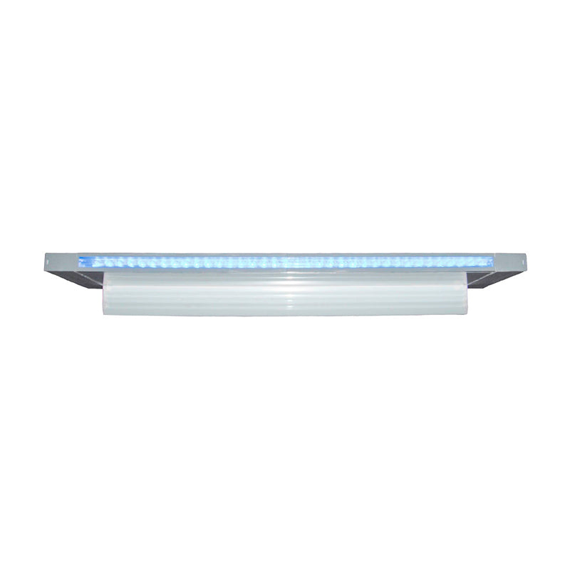 CMP Brilliant Wonders 24" LED Waterfall Bottom Port - 6" Lip - 100' Cord - White - 25676-230-000