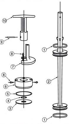 CMP Slide Valve Piston Assembly for Pentair