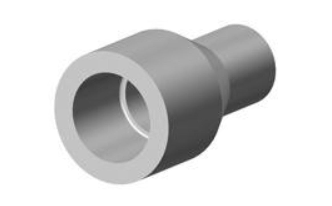 GF Central Plastics Coupling, 2 x 1" Socket PVC - 360002181