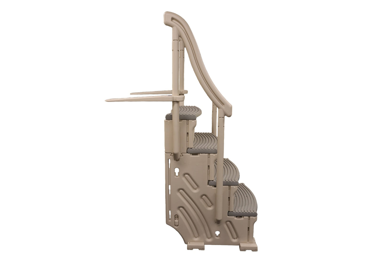Confer Curve Base In-Pool 4 Step for A/G Pool, Beige | CCX-AG