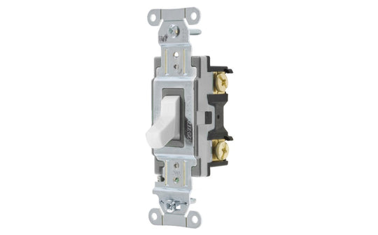 Eaton 20 Amp Single Pole Toggle Switch Comm White - CS120W