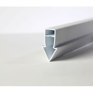 Quaker Plastics Arrowhead Control Joint 12' White - QP-781W