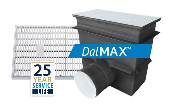 Daldorado 18x36x34 Sump & Grate 10" Coup Fg - DALMAX-SG-183634-CP10-SCH40