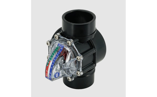 h2flow FlowVis 2" Flow Meter - FV-2