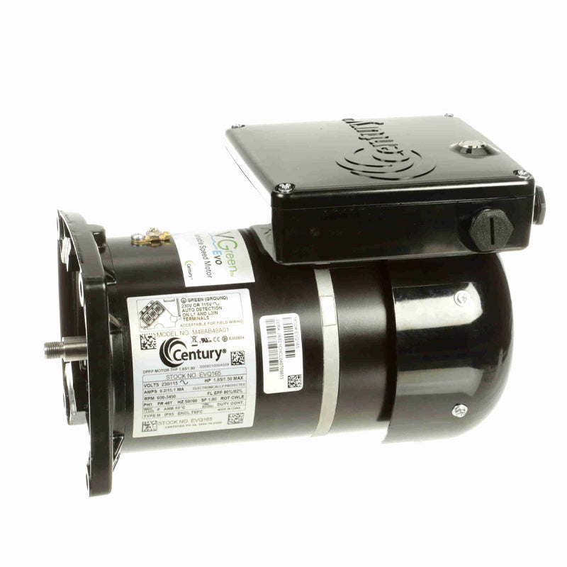 Century VGreen EVO Variable Speed Motor Sq. Flange .75 to 1.30 HP 230/115v - EVQ130