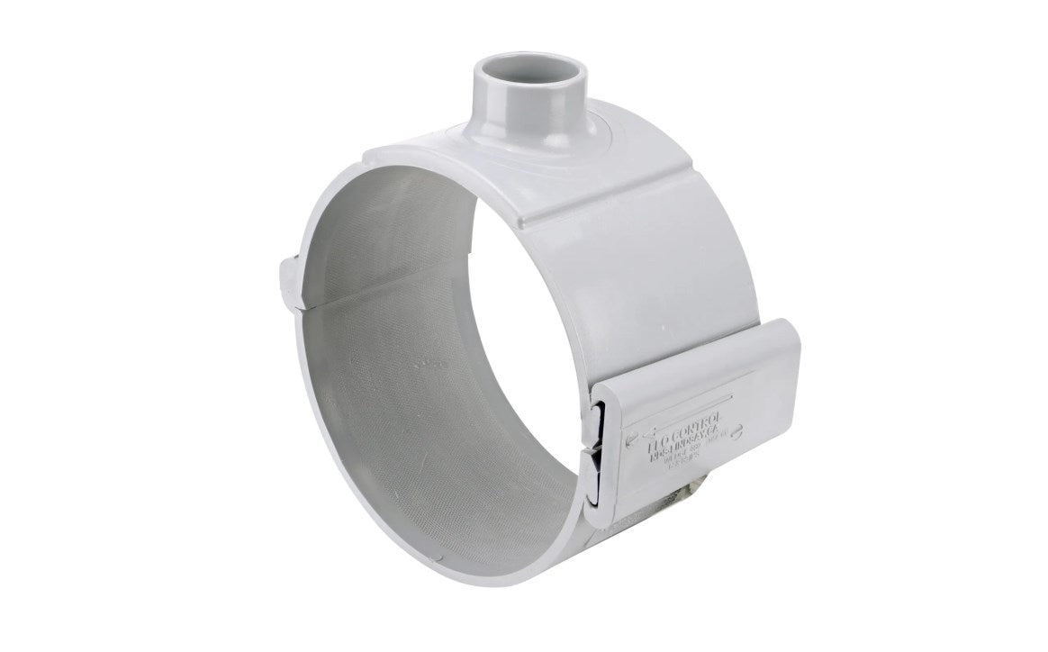 National Diversified Sales 6"x1.5" IPS SLP GRY PVC CLAMP-IT SADDLE - 456015