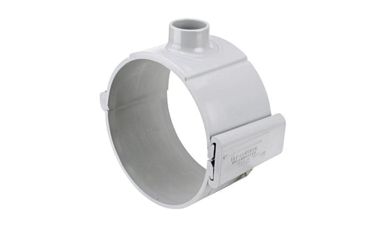 National Diversified Sales 6"x1.5" IPS SLP GRY PVC CLAMP-IT SADDLE - 456015