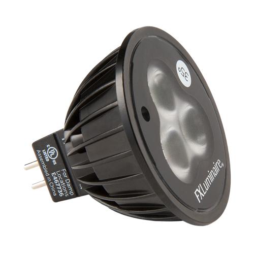 FX Luminaire MR16 LED Flood Lamp, 35°, 5 W, 335 Lumens, 2700K | MR16LED35WFL
