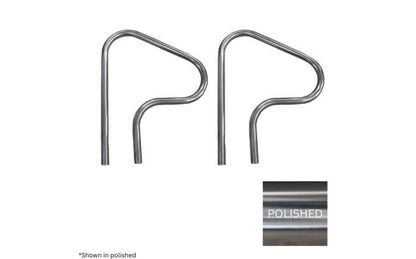 Global Classic 30" Figure 4 Handrail Polished .049 Set Of 2 - Global-Rl-C49-30Fig4-Ss-2 - GPP-RL-C49-30FIG4-SS-2