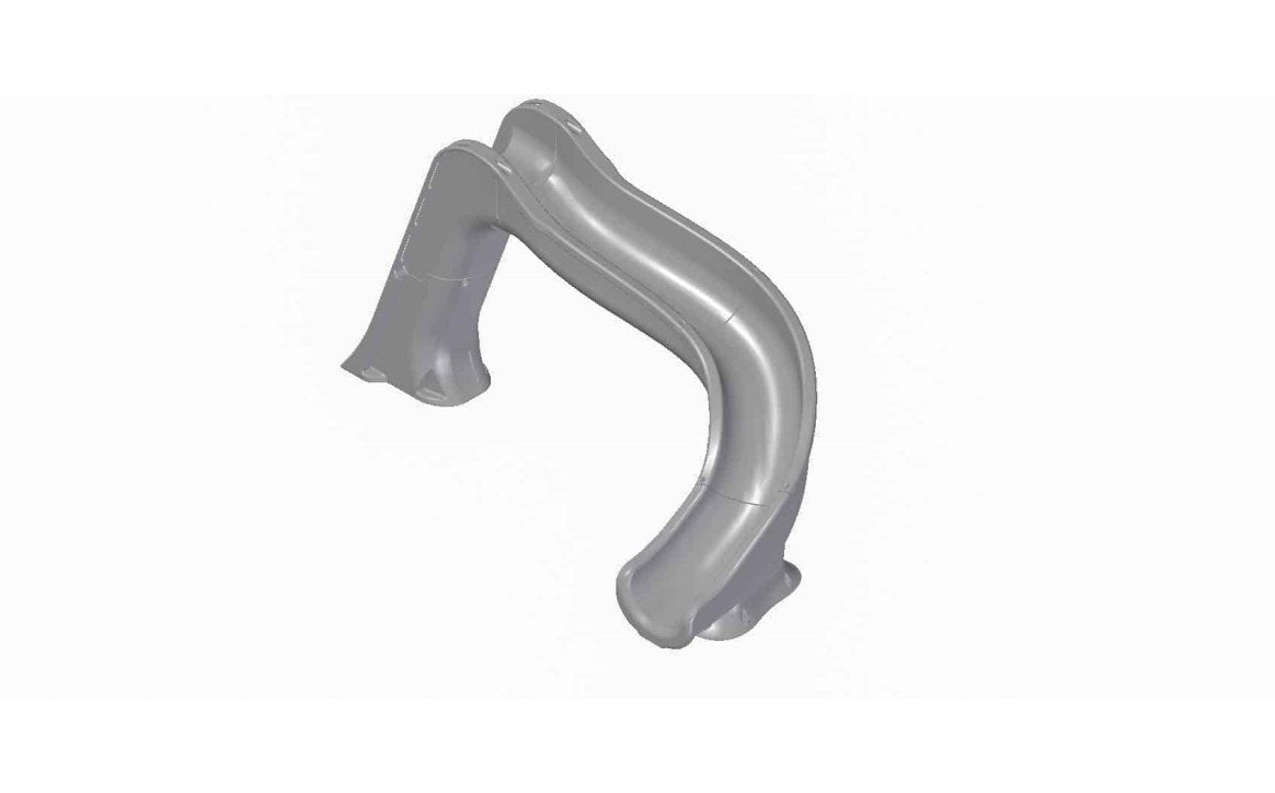 Global Sidewinder Slide Right, Gray - GPPSSW-GREY-R
