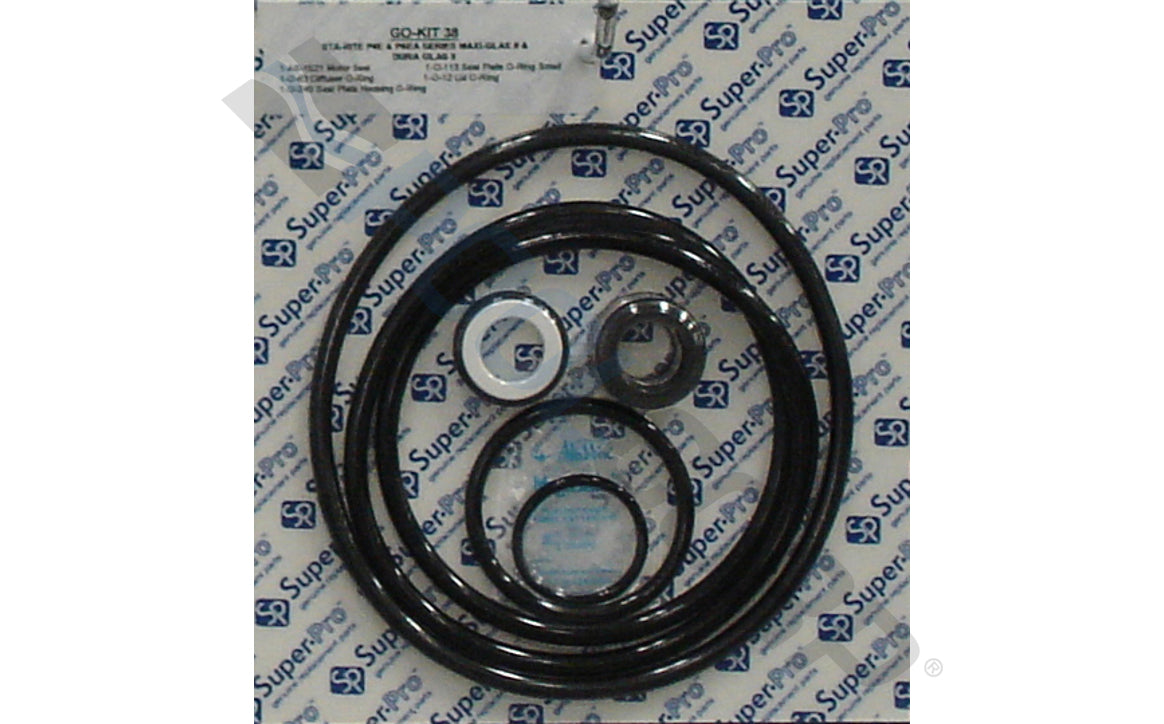 Super-Pro GO-KIT38-9 Sta-Rite® Max-E-Glas II Pump Seal Kit