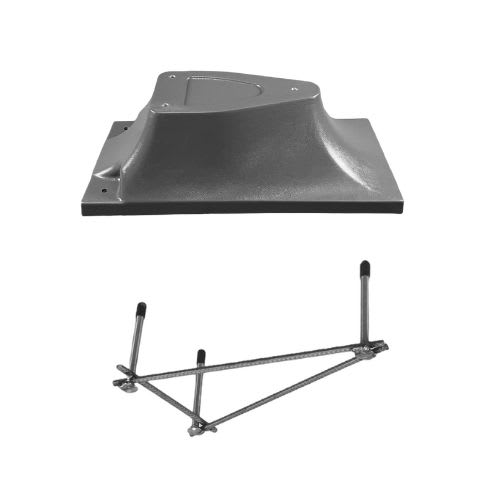 Global Pool Products GPP 3 Bolt Base F/6' Board Gray W/Jig - GPP-DB-3B6-G