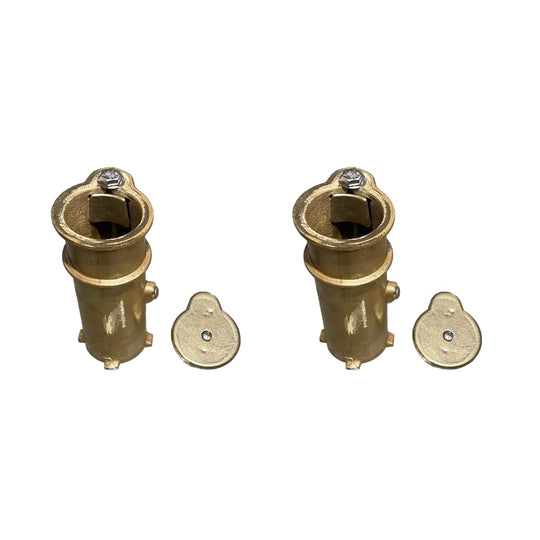 Global Pool Products Pair 6" Anchor W/ Cap - GPPOTE-A-6S
