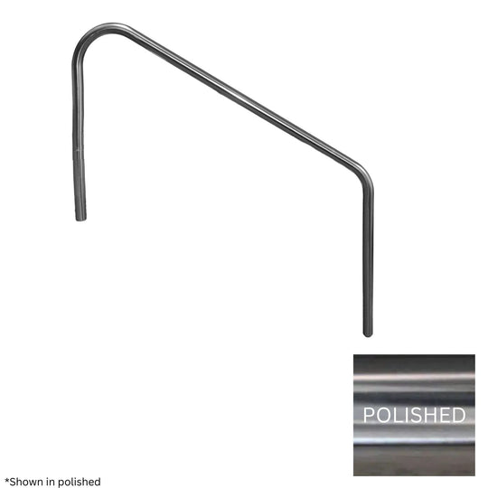 Global Classic 2 Bend 5' Stair Rail Polished .049 | Global-Rl-C49-2Bndsr5-Ss