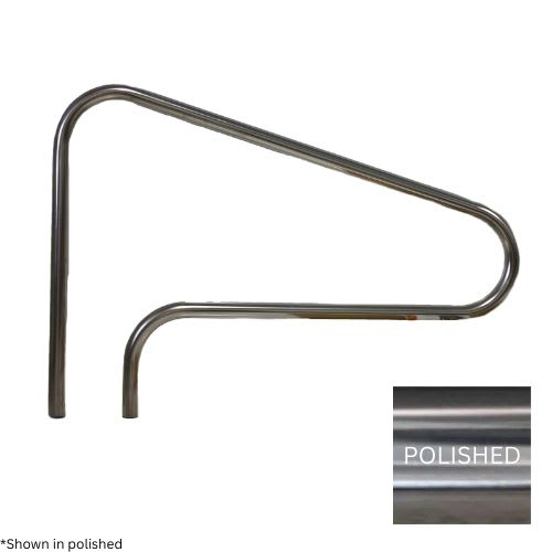 Global Classic 3 Bend Handrail Polished .049 | Global-Rl-C49-3Bnd-Ss