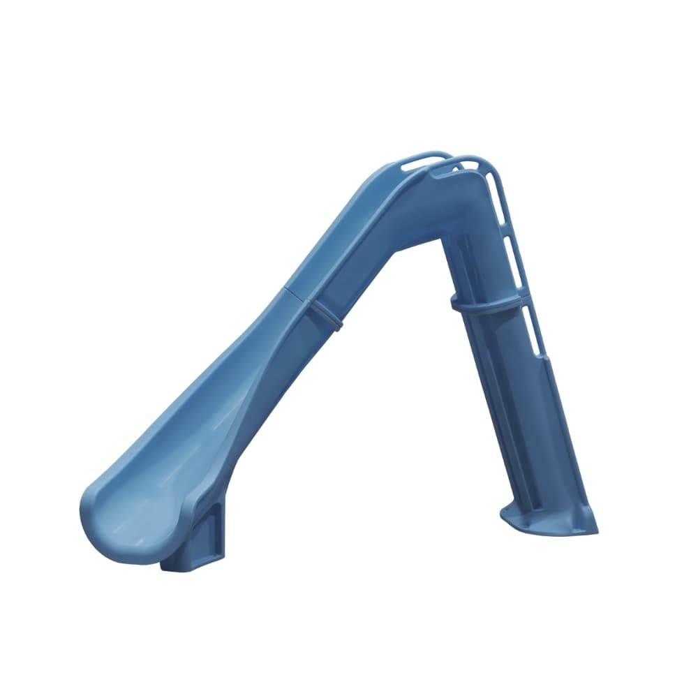 Global Pool Products GPP Bad Axe X7 Pool Slide Blue Quartz, Left, 7'4" x 9'2" - GPPS-BAX7-BQ-L