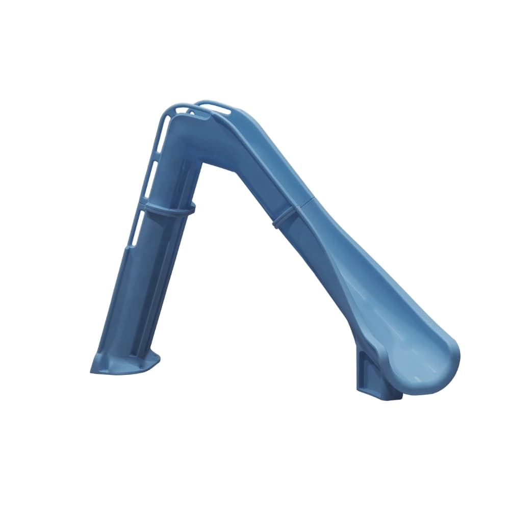 Global Pool Products GPP Bad Axe X7 Pool Slide Blue Quartz, Right, 7'4" x 9'2" - GPPS-BAX7-BQ-R