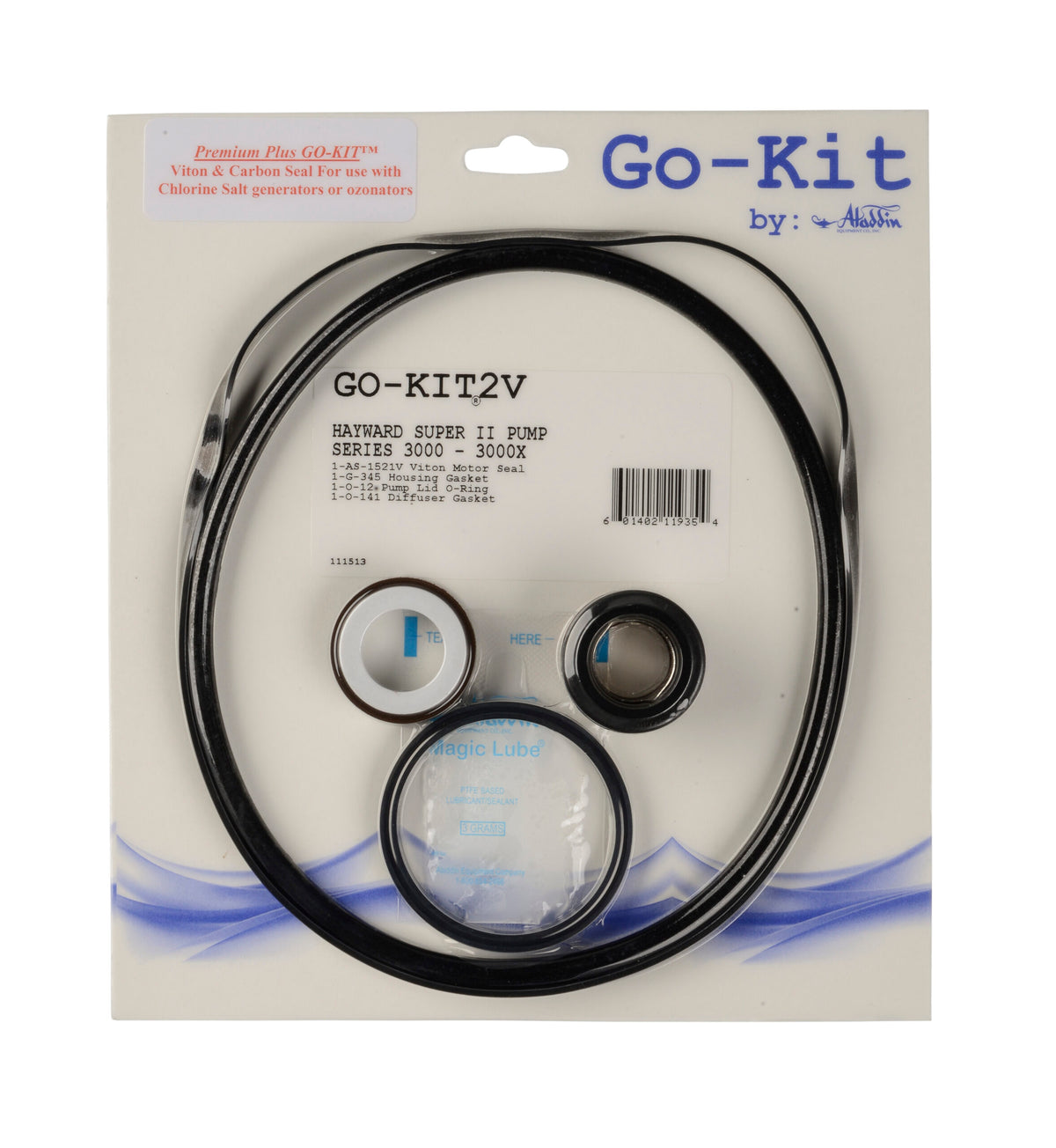 Aladdin Super II Pump Seal Kit Viton Hayward - GO-KIT2V-9
