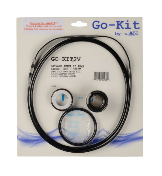 Aladdin Super II Pump Seal Kit Viton Hayward - GO-KIT2V-9