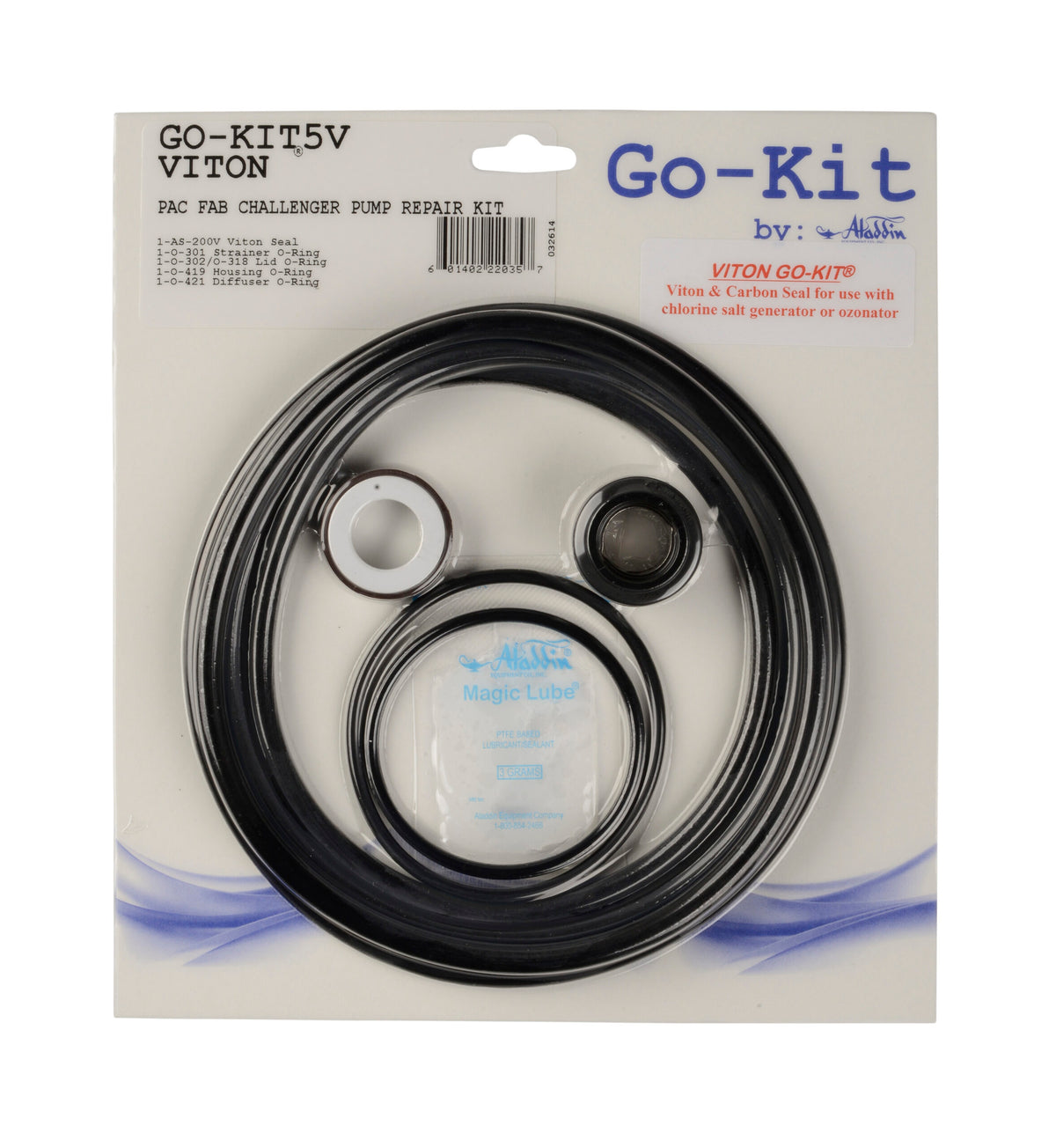 Aladdin Challenger Pump Seal Kit Viton Pac-Fab - GO-KIT5V-9