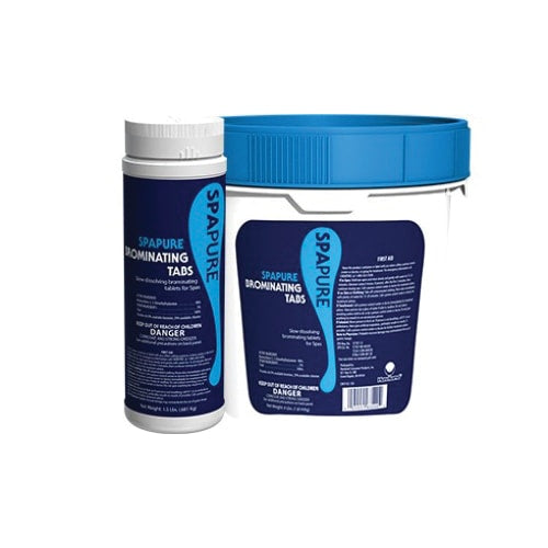 SpaPure Bromine Tablets, 1.5 lb Bottle, 12/Case | C002510-CS20B1