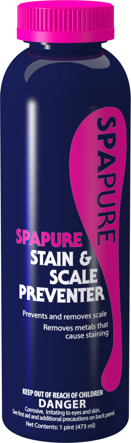 SpaPure Stain & Scale Preventer Metal Remover 32 fl oz Bottle 12/Case | C003249-CS20Q