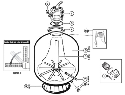 Hayward Pro Series W3S270T2 parts diagram