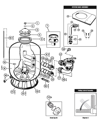 Hayward Pro Series W3S310S parts diagram