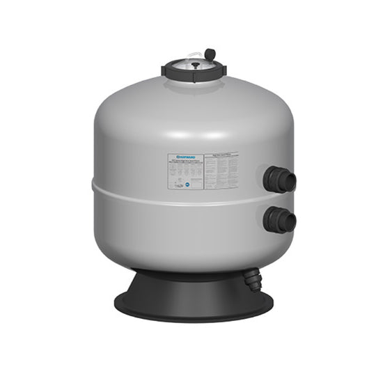 Hayward HCF Series 36" Laminated Sand Filter, 7.05 sq. ft, 900 lbs Sand, 85,800 gallons, 143 GPM, Commercial Pool - HCF2