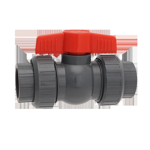 Hayward 2" PVC Gray True Union Ball Valve - QTA1020CSEG