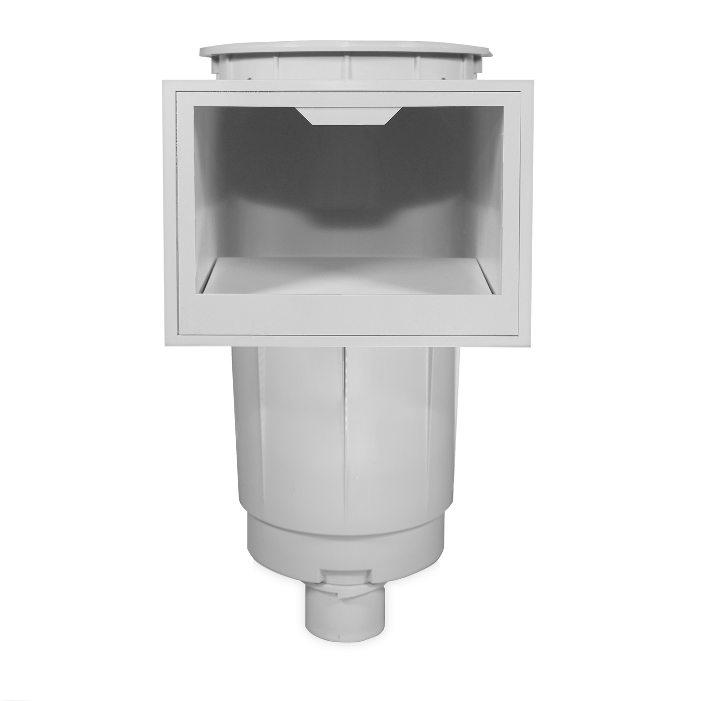 Hayward Skim Master Skimmer, 2" S x 2-1/2" SP w/Float Valve,Tan Cover, Over Flo Port, White, Concrete  | SP1072S210FVA