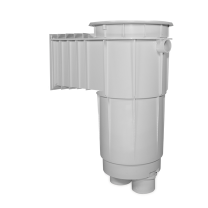 Hayward Skim Master Skimmer, 2" S x 2-1/2" SP w/Float Valve,Tan Cover, Over Flo Port, White, Concrete  | SP1072S210FVA