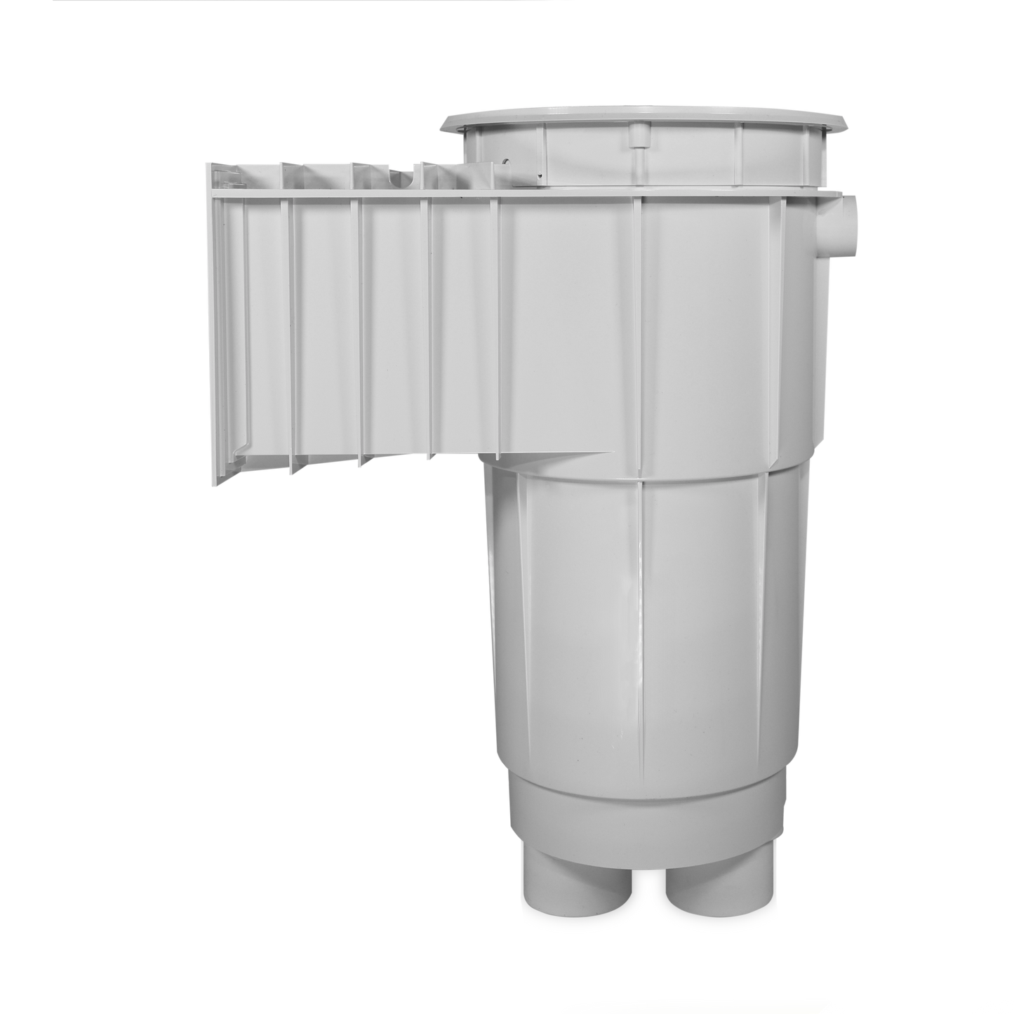 Hayward Skim Master Skimmer, 2" S x 2-1/2" SP w/Float Valve,Tan Cover, Over Flo Port, White, Concrete  | SP1072S210FVA