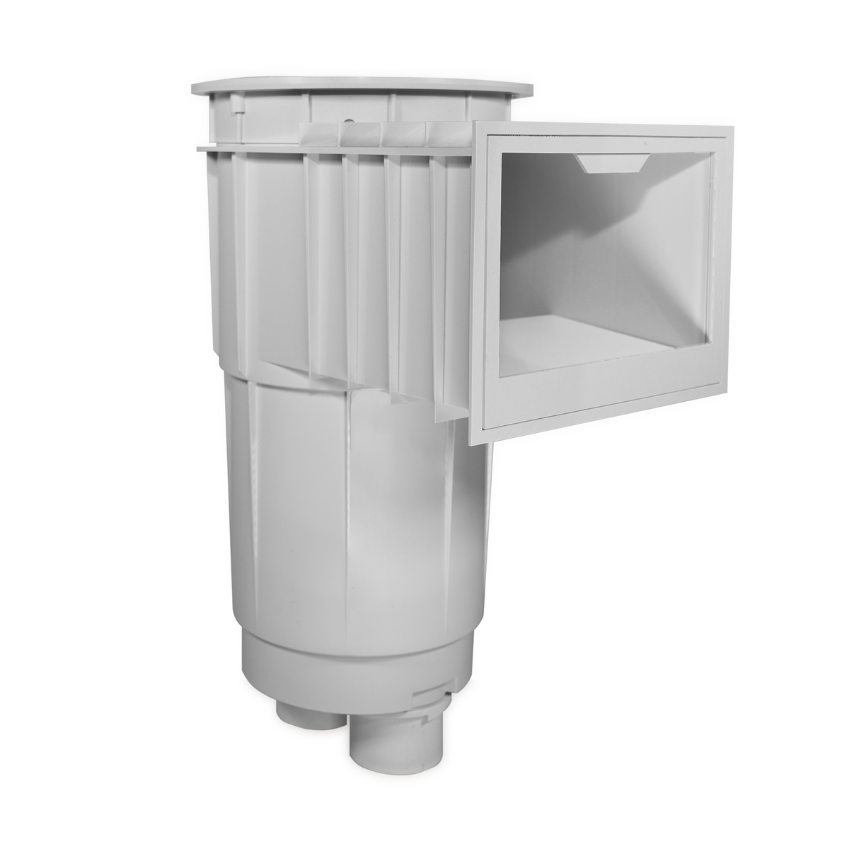 Hayward Skim Master Skimmer, 2" S x 2-1/2" SP w/Float Valve,Tan Cover, Over Flo Port, White, Concrete  | SP1072S210FVA