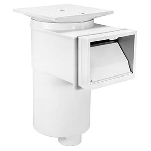 Hayward Concrete Auto-Skim Series Skimmer,  2" FIP, Round Cover, White | SP1082RC